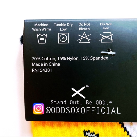 Odd Sox Beer Bottle Mug Crew Socks Yellow Mens Womens Novelty Gift - Picture 5 of 5